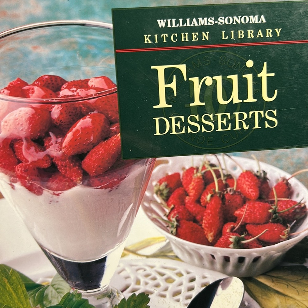 Williams Sonoma Fruit Desserts cookbook